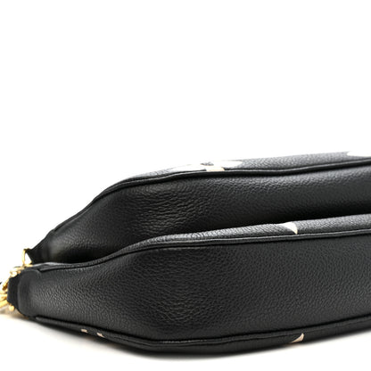 Louis Vuitton Empreinte Monogram Giant Multi Pochette Accessories Black Beige 9 of 11
