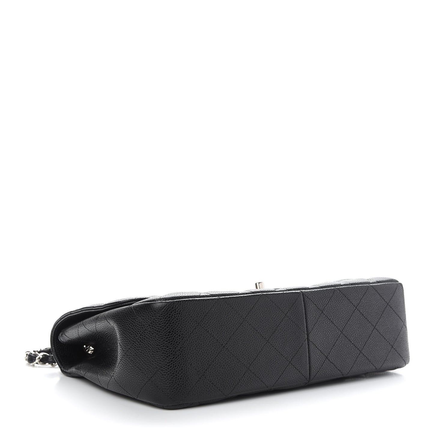 Caviar Quilted Jumbo Single Flap Black