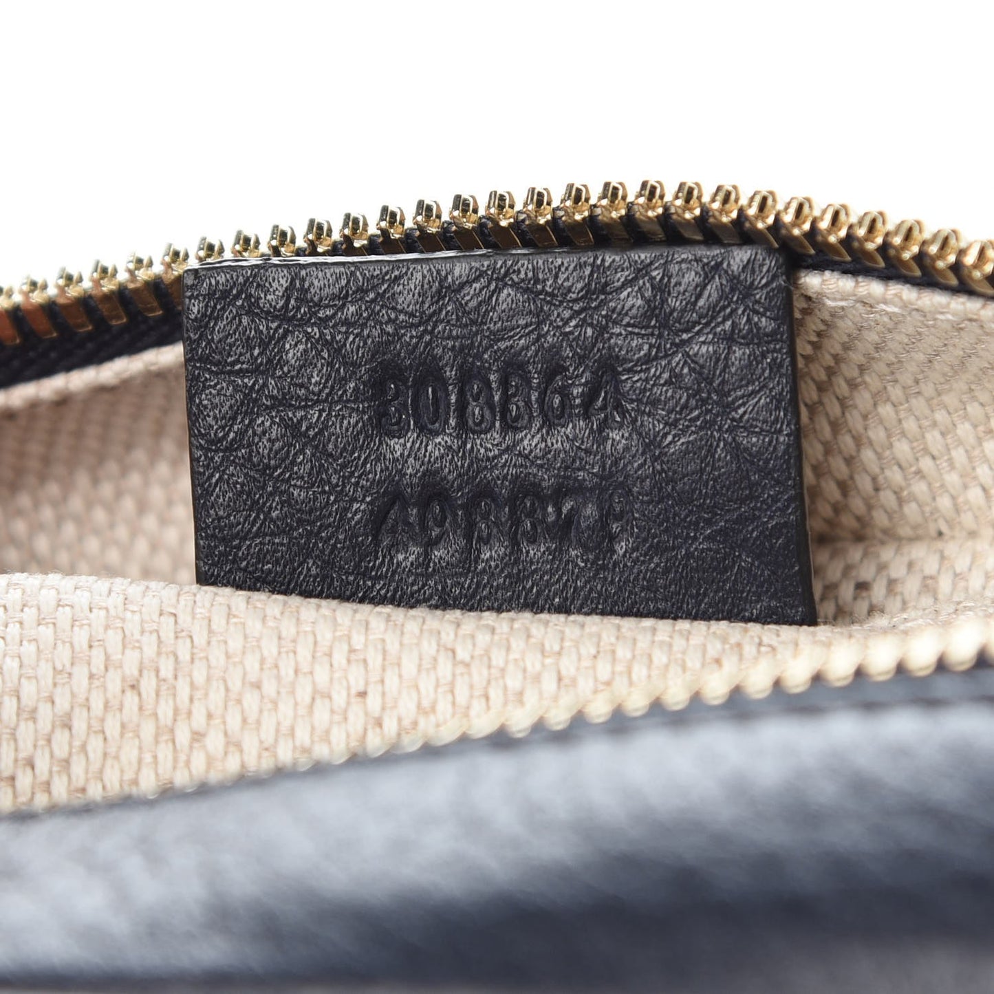 Pebbled Calfskin Small Soho Disco Bag Blue