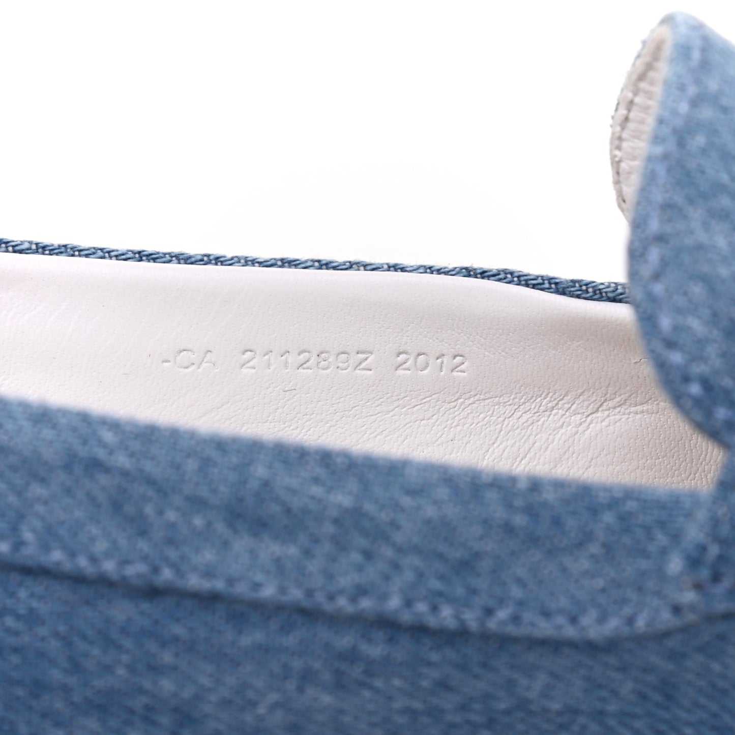 Denim Canvas Womens Trip Espadrilles 35 Bleu Clair