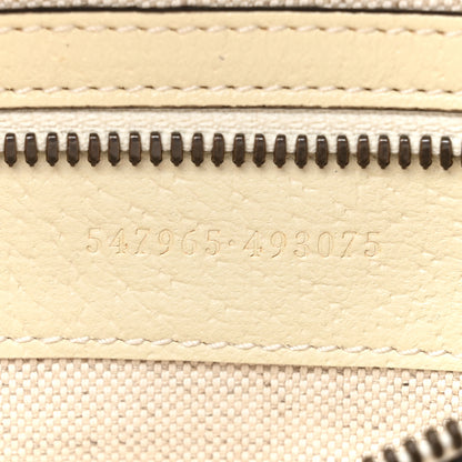 Gucci GG Supreme Monogram Textured Calfskin Web Small Ophidia Day Backpack Beige Ebony Mystic White 7 of 14