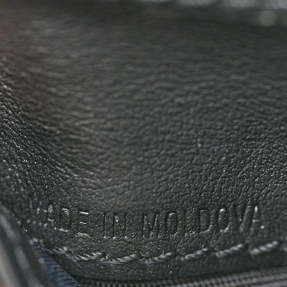 Burberry Canvas Icon Stripe Calfskin Embossed Bi-Fold Wallet Black 6 of 6