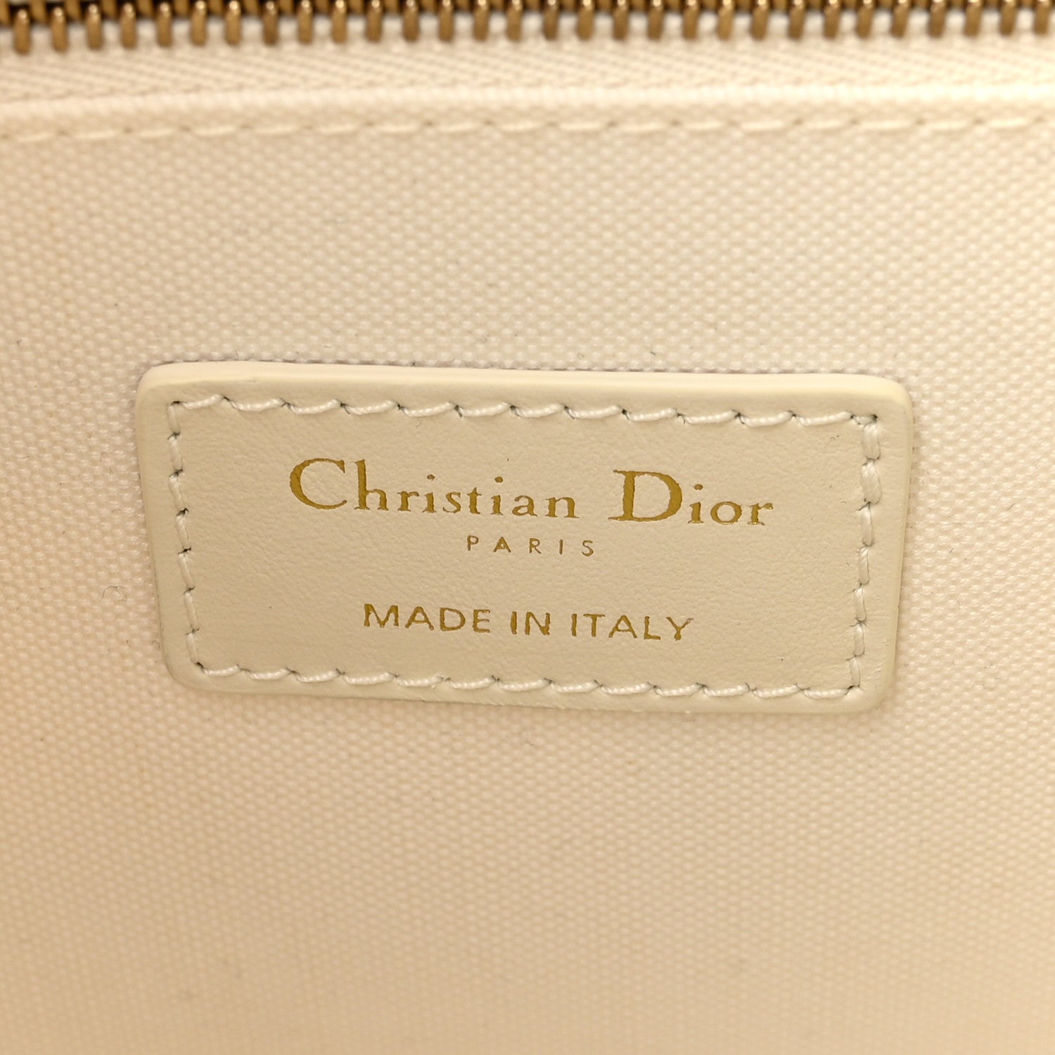 Christian Dior Calfskin Canvas Embroidered Medium Dioramour Je Vous Adore Book Tote With Strap White Black Red 6 of 10