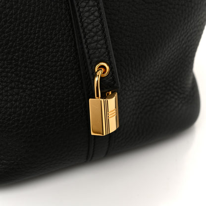 Hermes Taurillon Clemence Picotin Lock 22 MM Black 14 of 15