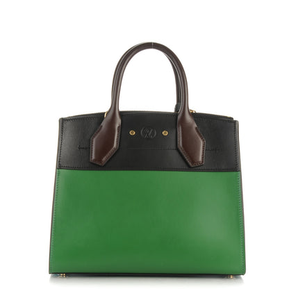 Louis Vuitton Calfskin City Steamer PM Noir Vert Acide 1 of 6