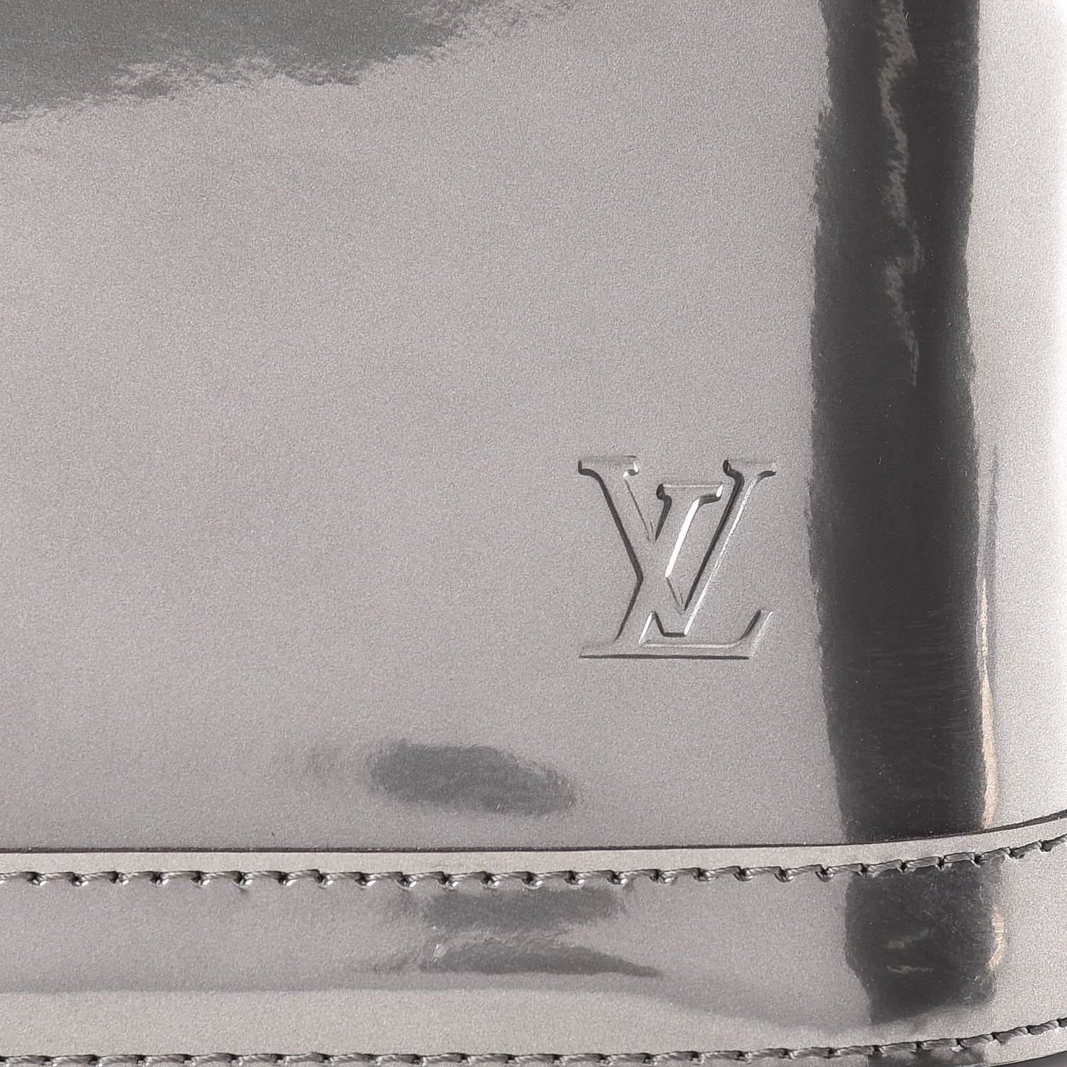 Louis Vuitton Patent Monogram Miroir Mirror Mini Alma Gris Metal 8 of 12