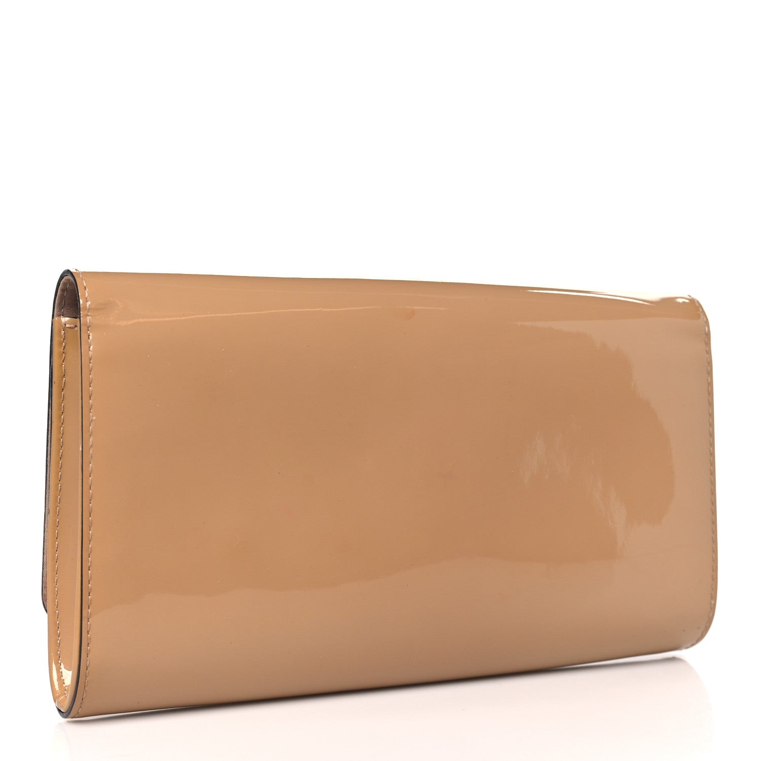 Louis Vuitton Patent Louise Clutch Nude 3 of 10