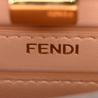 Fendi Shiny Nappa Plexiglass Petite Peekaboo I SEE U Satchel Light Rose 7 of 11