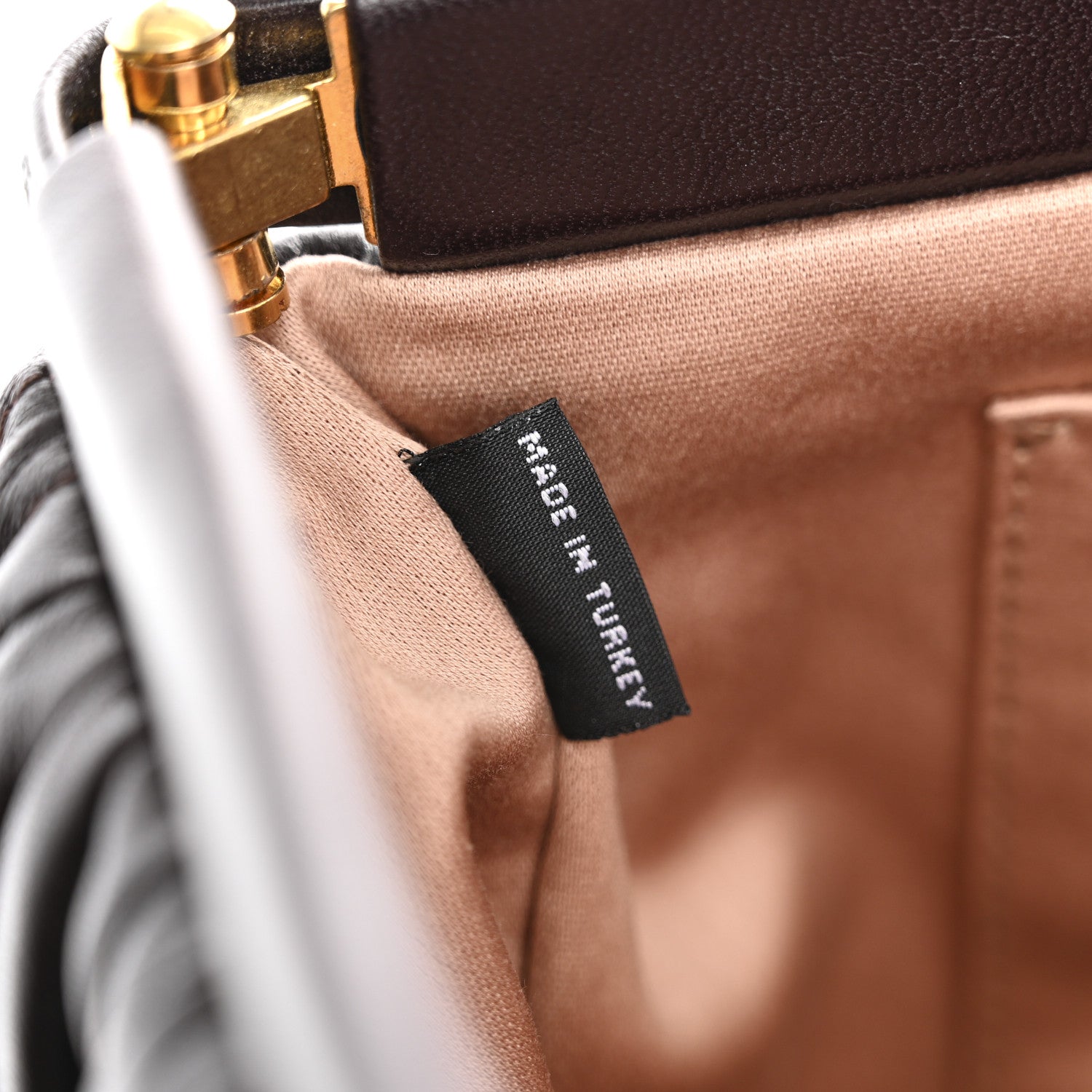 Miu Miu Nappa Matelasse Clutch Dark Brown 7 of 8