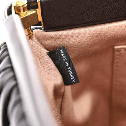 Miu Miu Nappa Matelasse Clutch Dark Brown 7 of 8