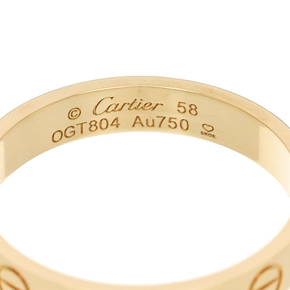 Cartier 18K Yellow Gold 3.5mm LOVE Wedding Band Ring 58 8.5 4 of 5