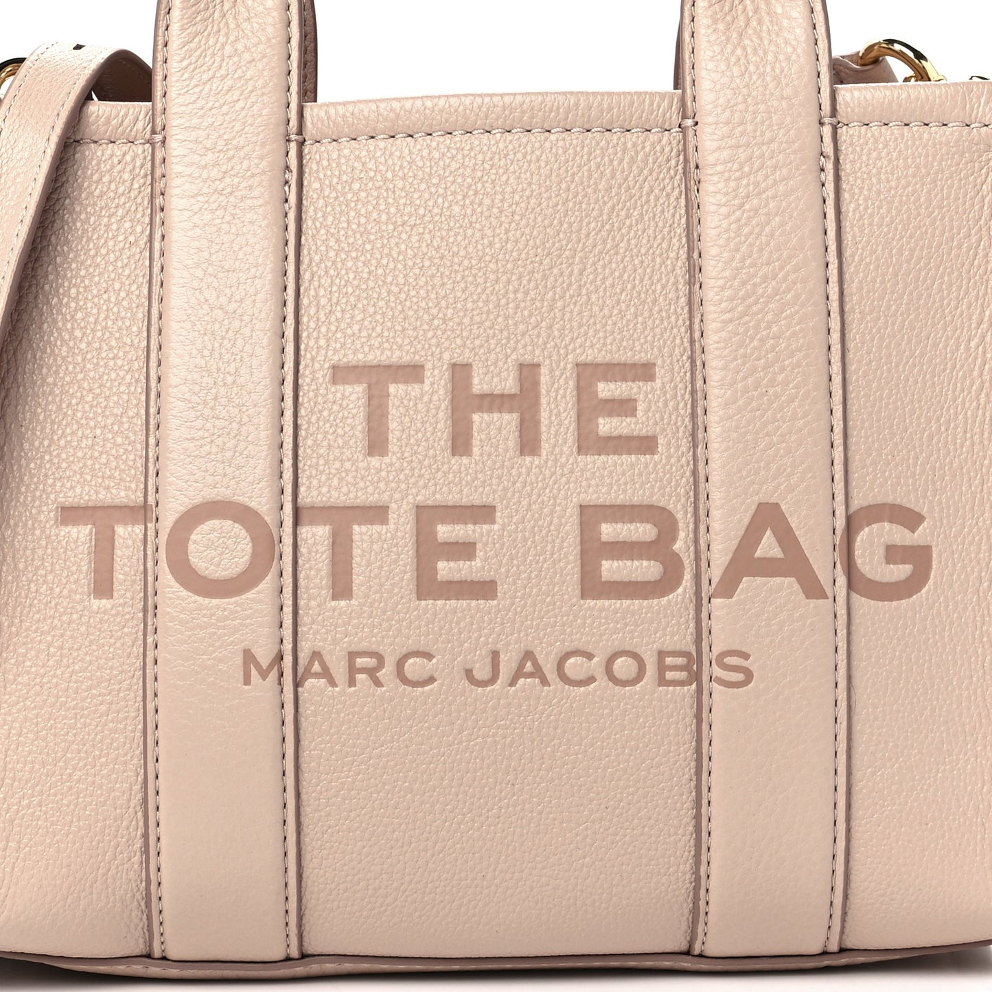 Grained Calfskin Small The Tote Bag Rose Dust