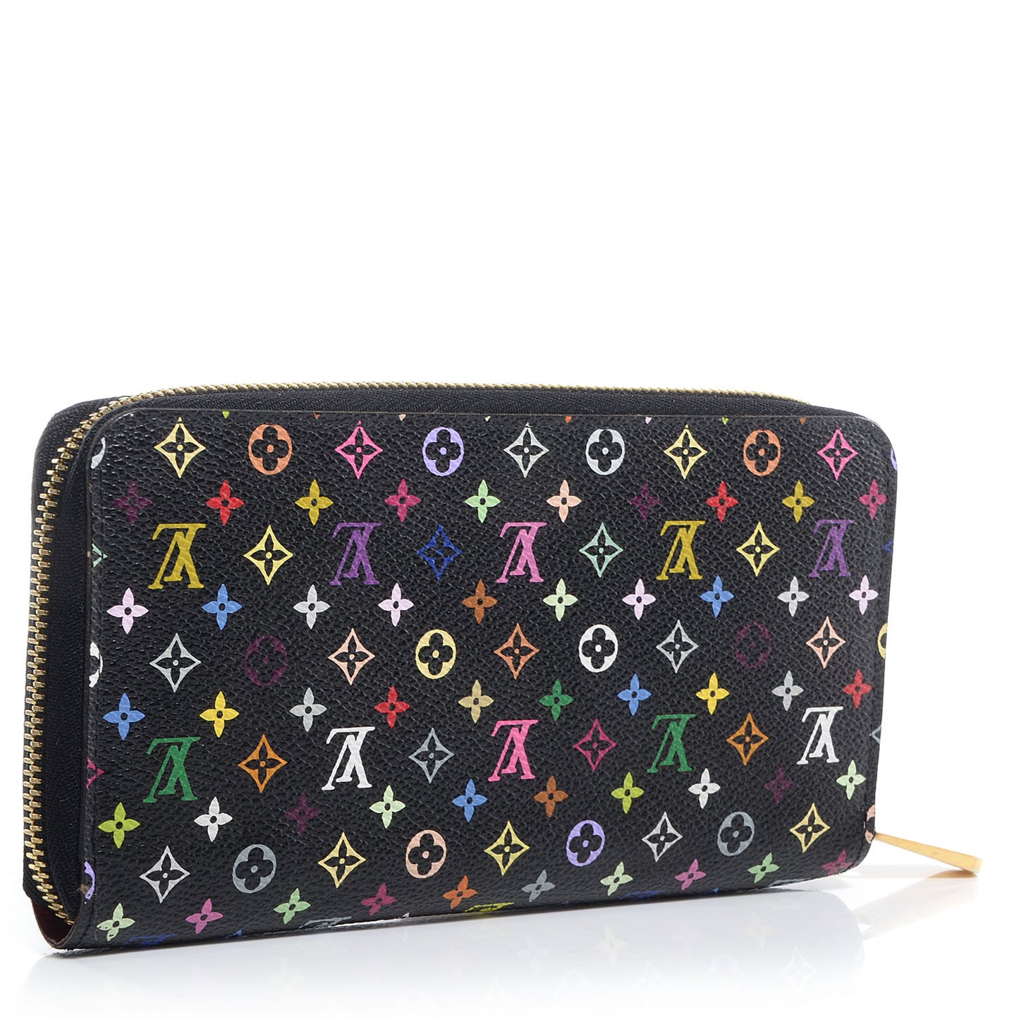 Monogram Multicolor Zippy Wallet Black Grenade