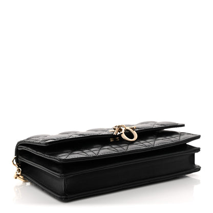 Christian Dior Lambskin Cannage Mini My Dior Bag Black 4 of 11