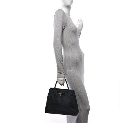 Prada Tessuto Nylon Tote Black 2 of 11