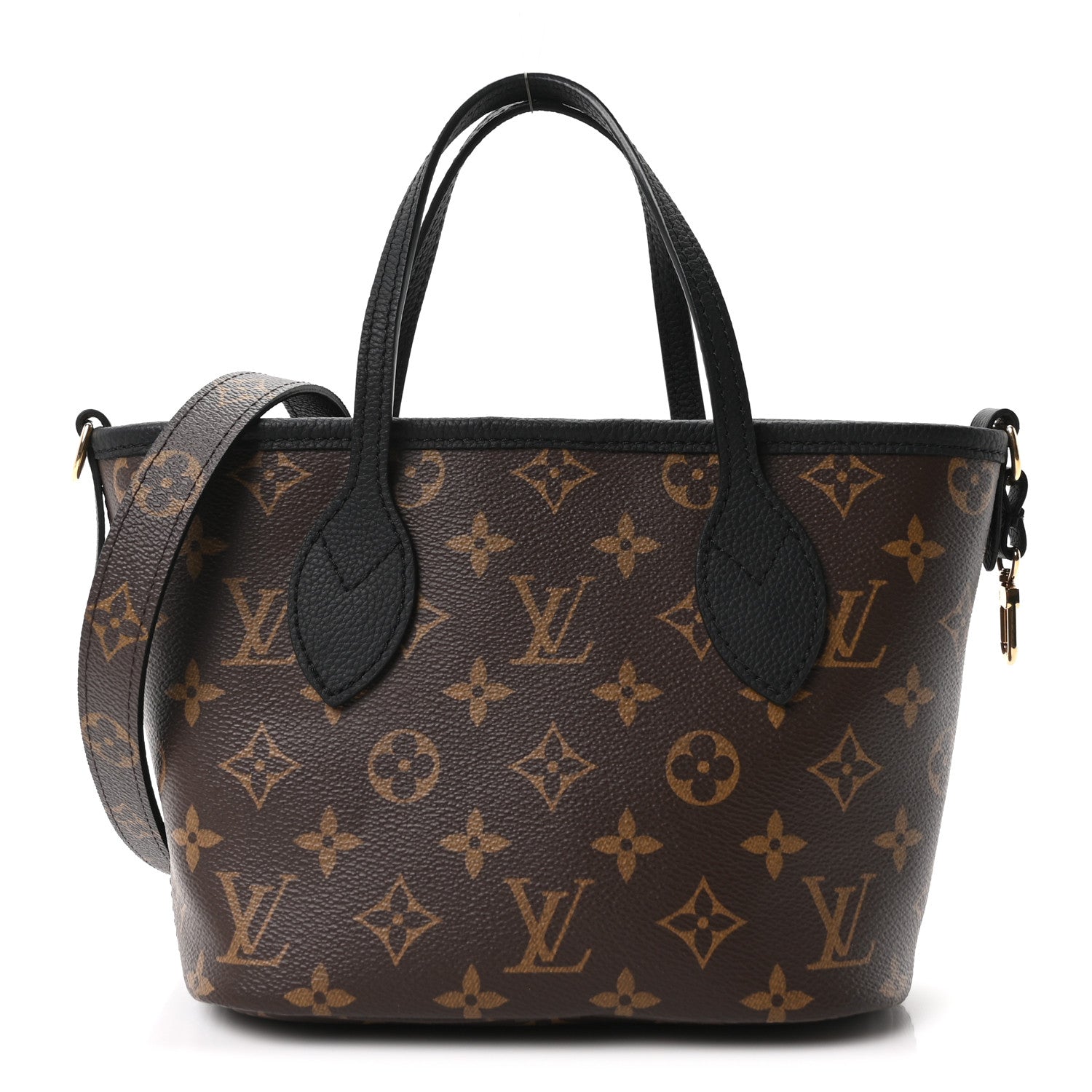 Louis Vuitton Monogram Neverfull Inside Out Bandouliere BB Black 1 of 10