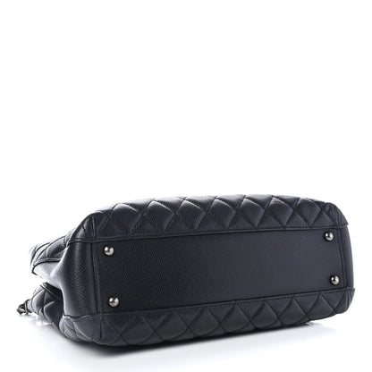 Chanel Caviar Quilted City Shopping Tote Black 3 of 4