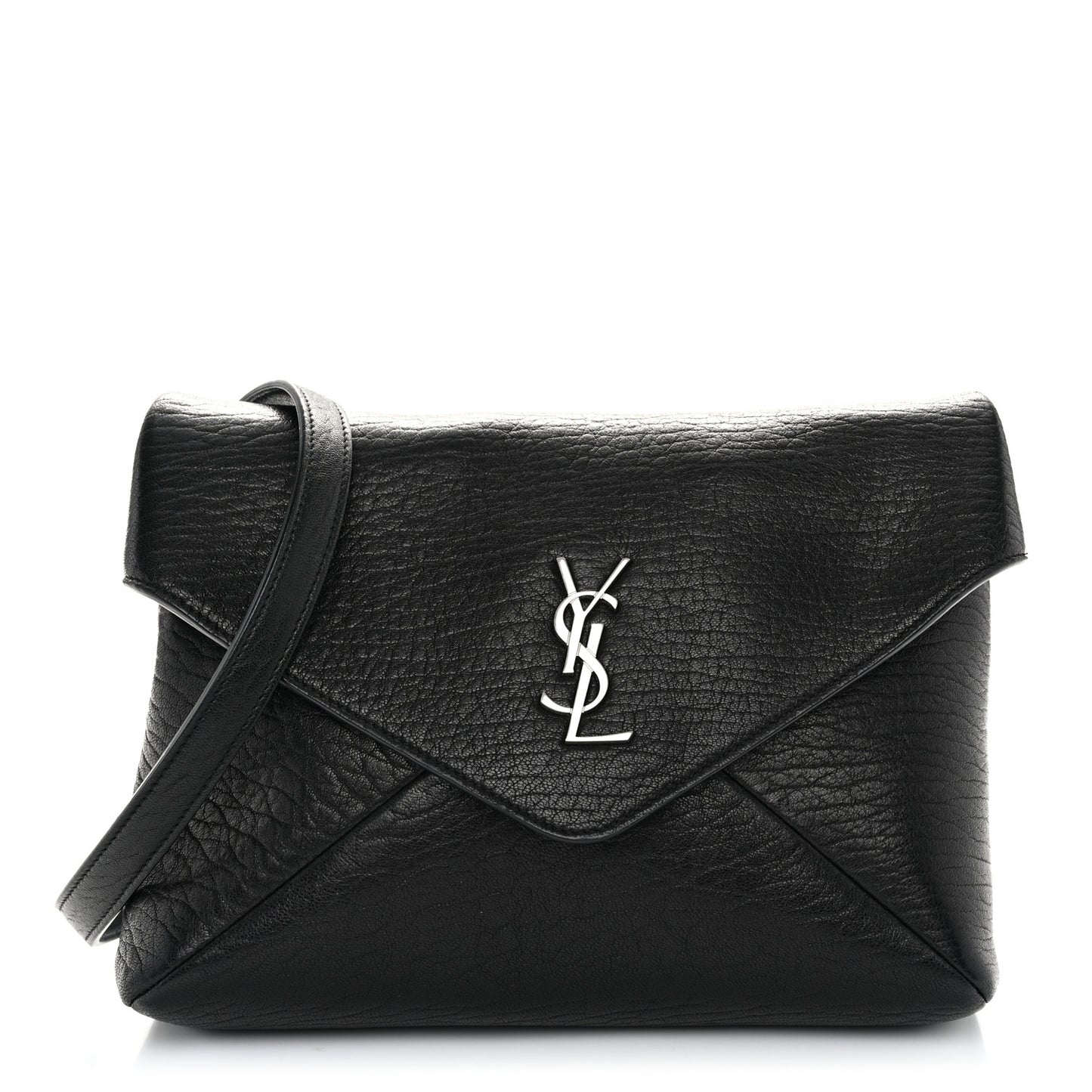 Lambskin Cassandre Envelope Messenger Black