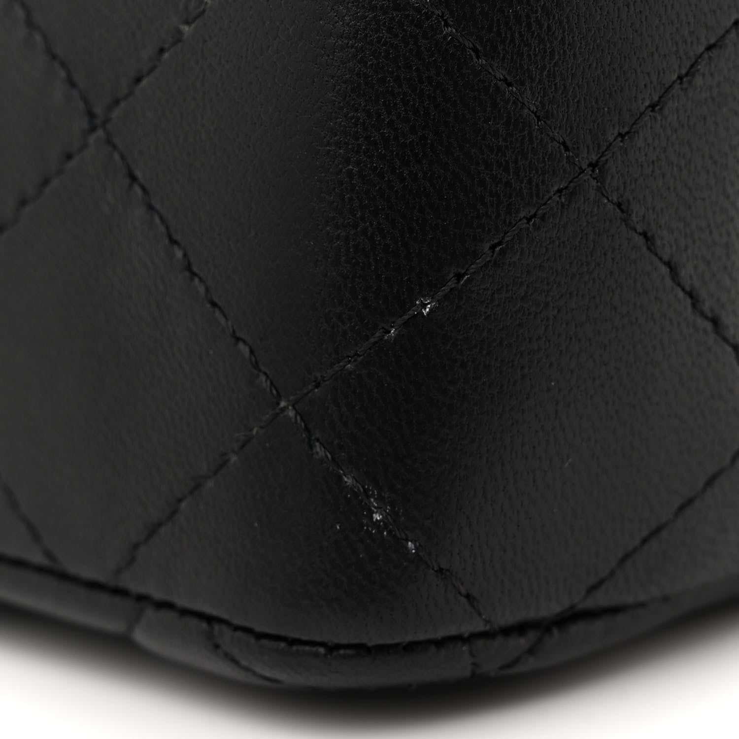 Chanel Lambskin Quilted Mini Rectangular Flap So Black 11 of 12