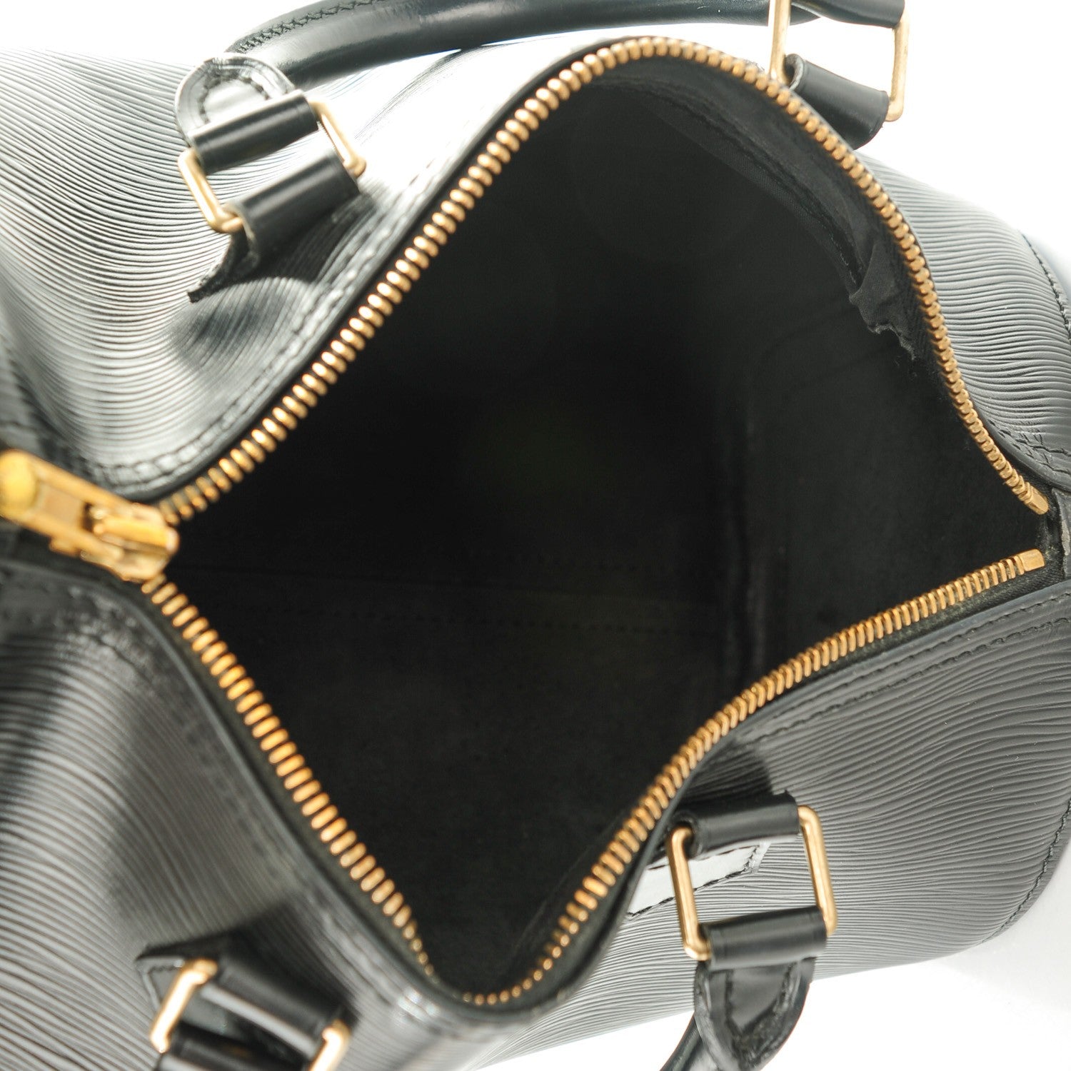 Louis Vuitton Epi Speedy 25 Black 6 of 7