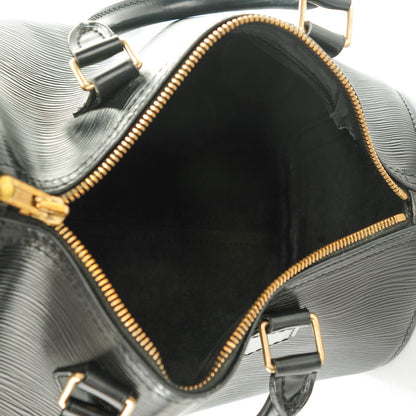 Louis Vuitton Epi Speedy 25 Black 6 of 7