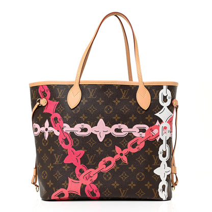 Louis Vuitton Monogram Bay Neverfull MM Rose Ballerine Poppy 3 of 10