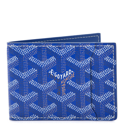 Goyard Goyardine Multi Slot Bi-Fold Wallet Sky Blue 1 of 8