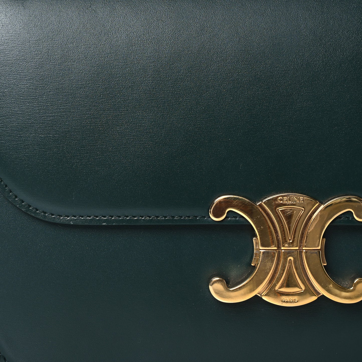 Shiny Calfskin Medium Triomphe Amazone