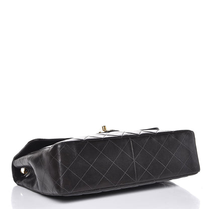 Chanel Lambskin Quilted Jumbo Single Flap Black 4 of 9