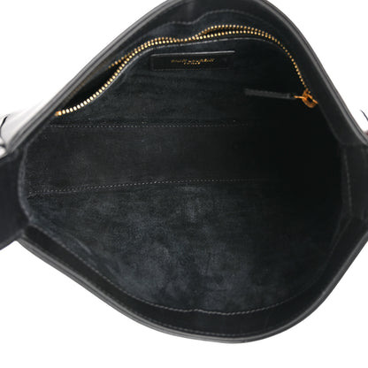 Saint Laurent Smooth Calfskin Le 5 A 7 Hobo Black 5 of 9