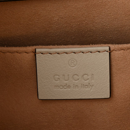 Gucci Wonka Grain Calfskin Small Diana Tote Bag Mystic White Orange Fluo 6 of 10