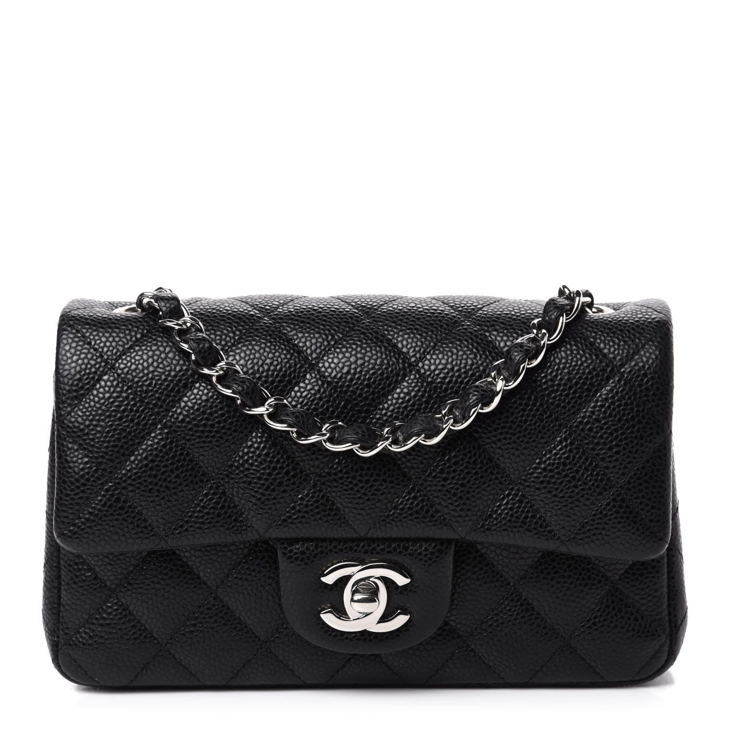 Chanel Caviar Quilted Mini Rectangular Flap Black 1 of 11