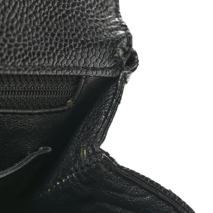 Chanel Caviar Quilted Jumbo Kelly Flap Black 12 of 14