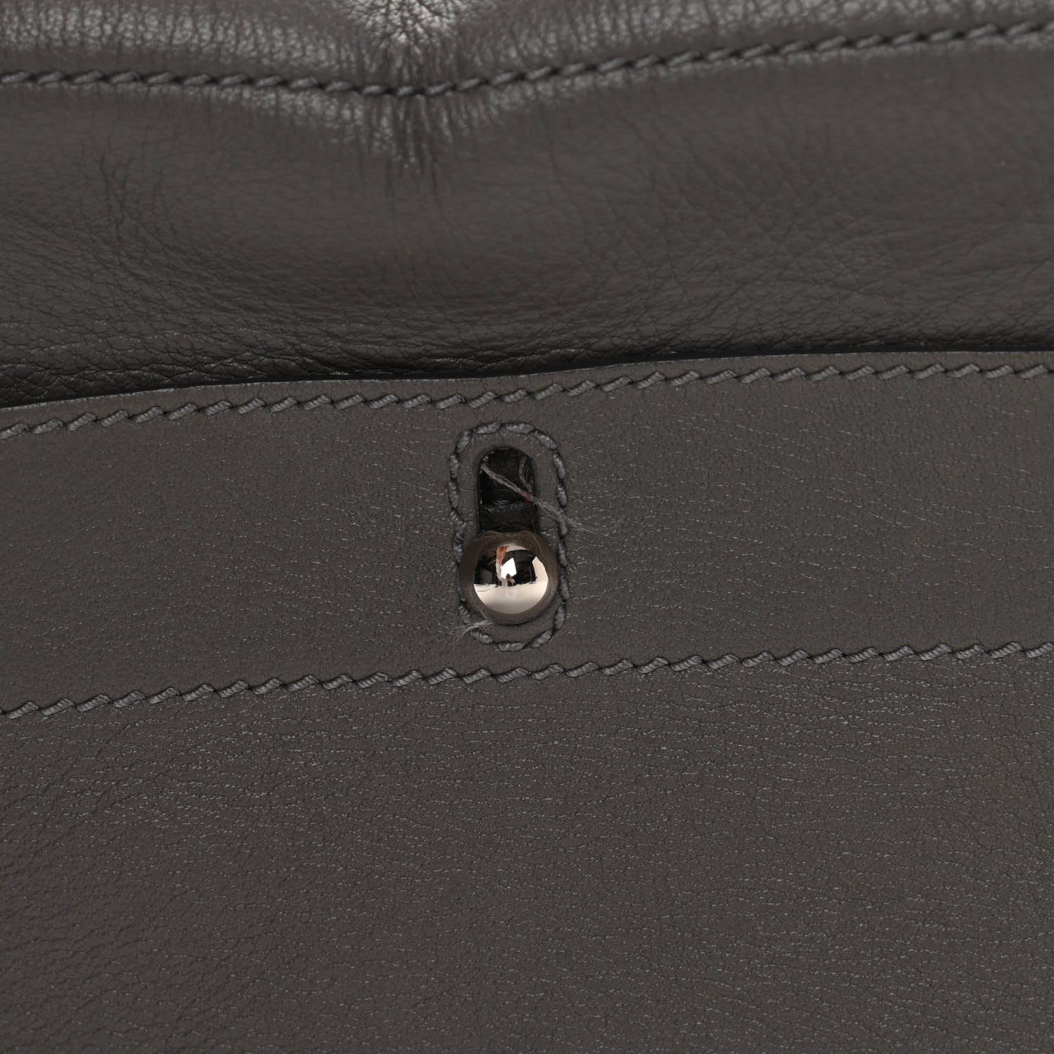 Saint Laurent Calfskin Canvas Large Muse Two Grey 20 of 21