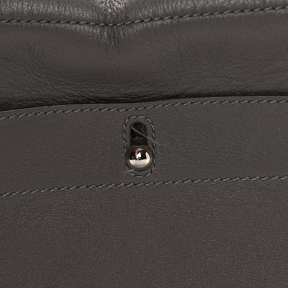 Saint Laurent Calfskin Canvas Large Muse Two Grey 20 of 21