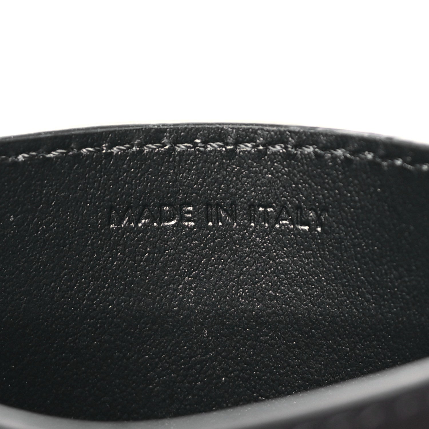 Celine Triomphe Canvas Card Holder Black 7 of 7