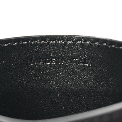 Celine Triomphe Canvas Card Holder Black 7 of 7