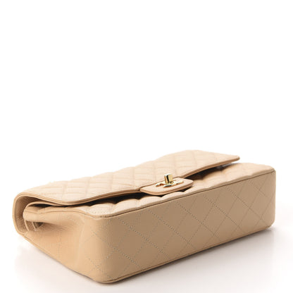Chanel Caviar Quilted Medium Double Flap Beige Clair 4 of 11