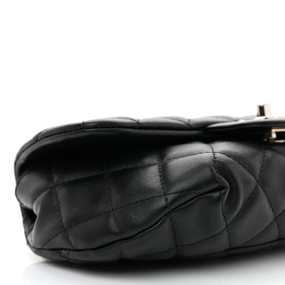 Chanel Calfskin Quilted CC Uniform Flap Belt Bag Black 9 of 12