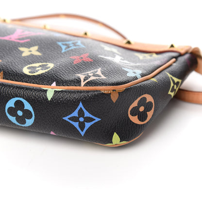 Louis Vuitton Monogram Multicolor Pochette Accessories Black 9 of 10
