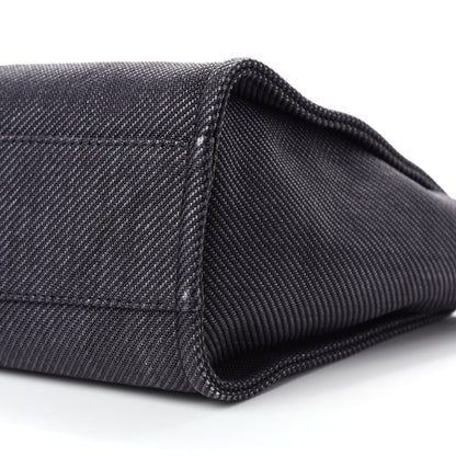 Chanel Mixed Fibers Calfskin Small Deauville Tote Black 7 of 11