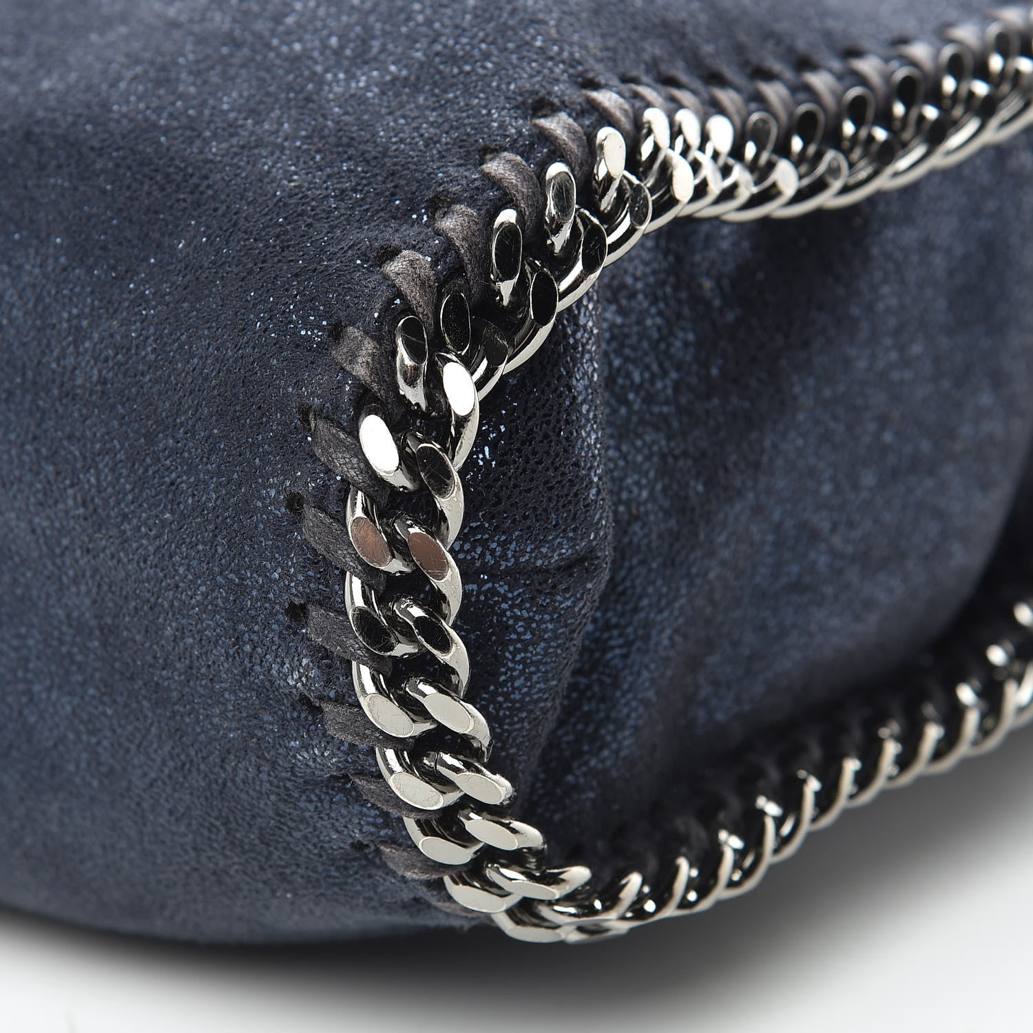 Stella McCartney Shaggy Deer Small Falabella Tote Lapis Navy 7 of 12