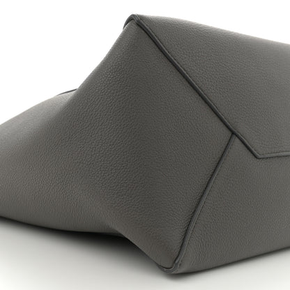 Celine Soft Grained Calfskin Medium Belt Cabas Phantom Grey 9 of 10