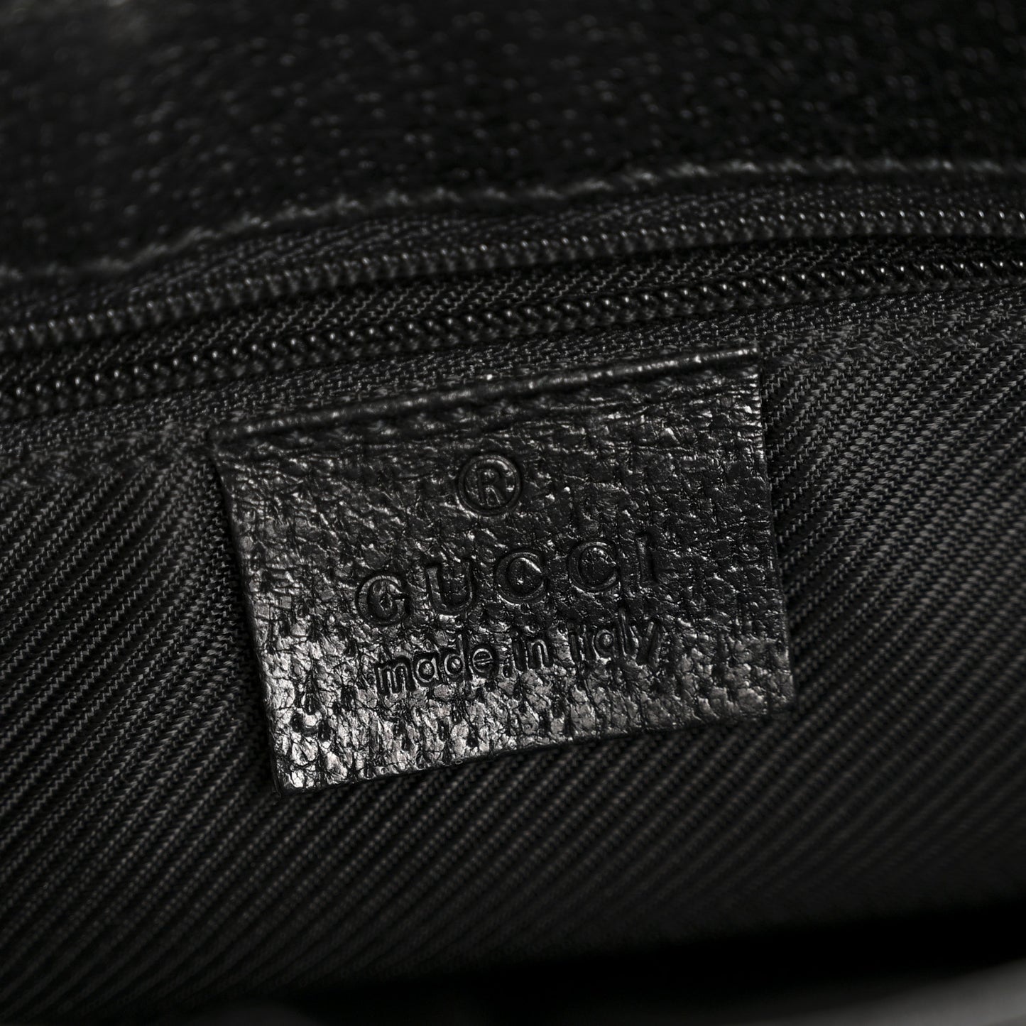 GG Monogram Web Flight Belt Bag Black