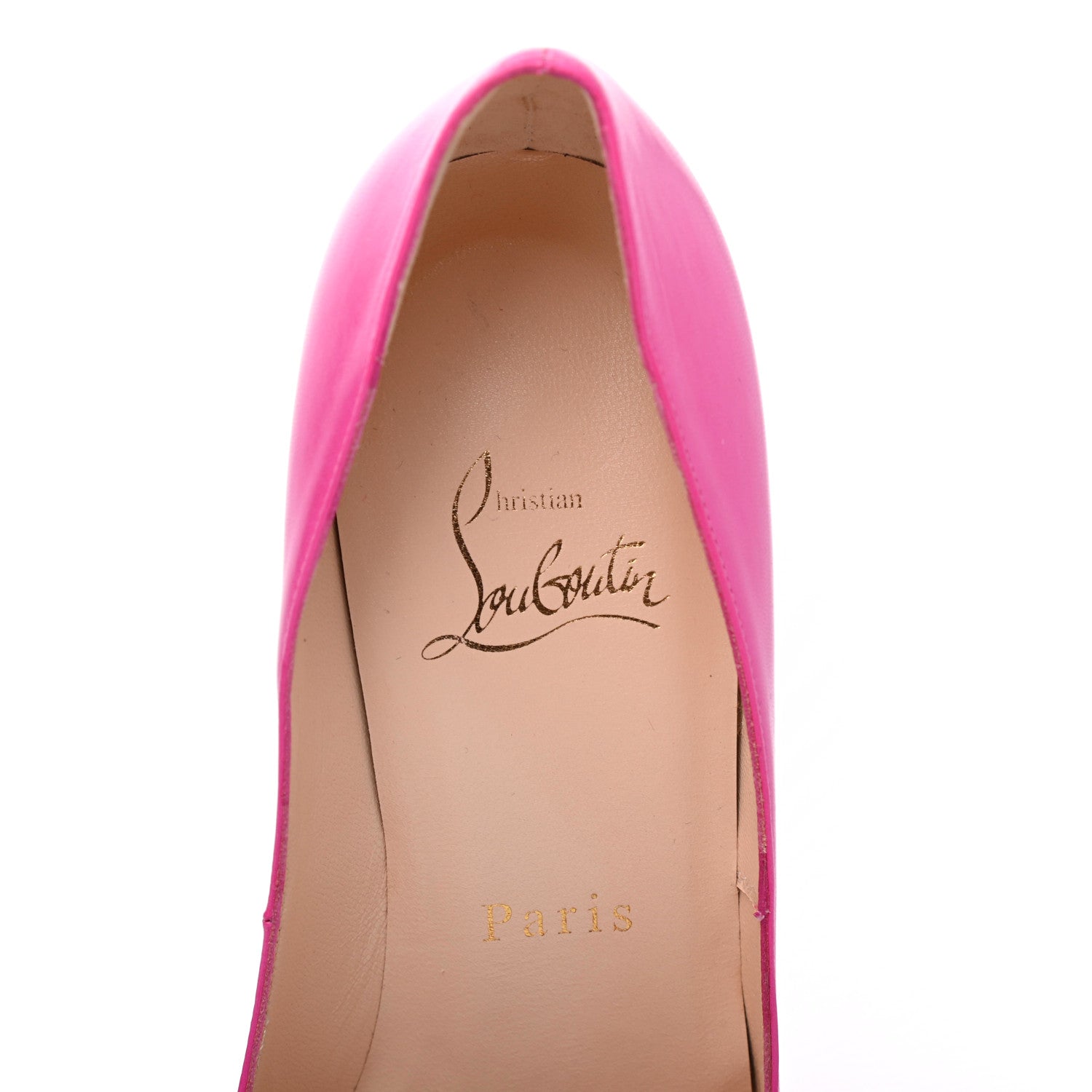 Christian Louboutin Kid Cuoio Yolanda 120 Pumps 36 Pink 7 of 8