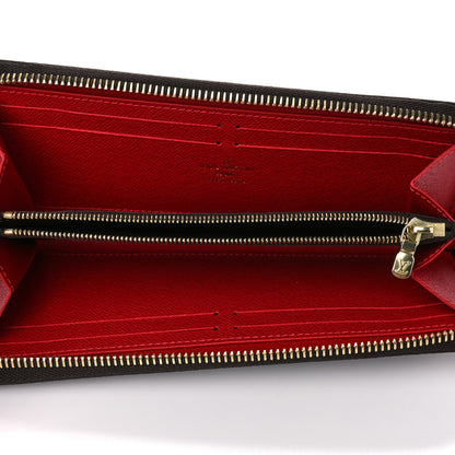 Louis Vuitton Damier Ebene Clemence Wallet Cherry 5 of 6