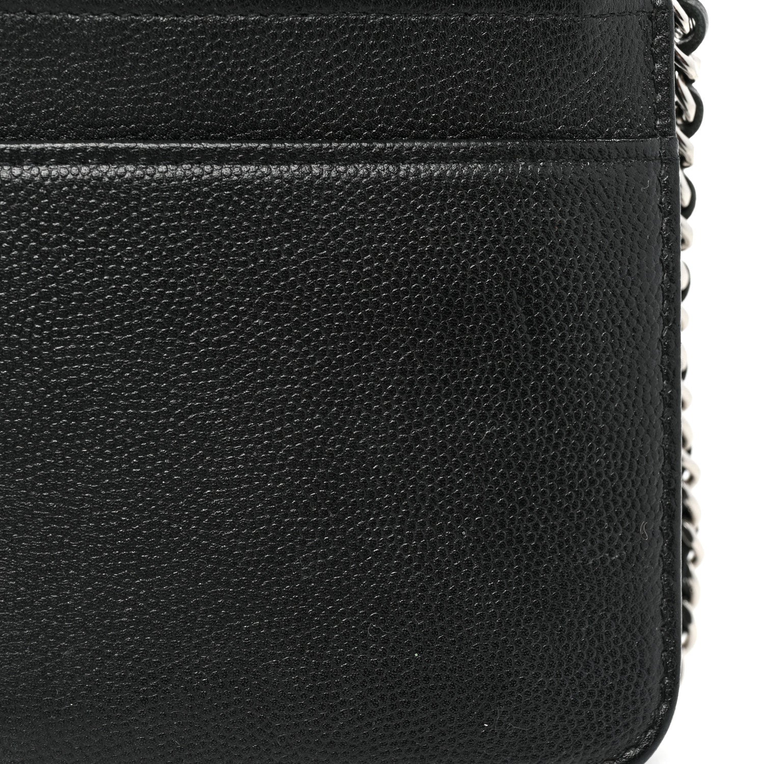 Chanel Caviar Sevruga Wallet On Chain WOC Black 14 of 25