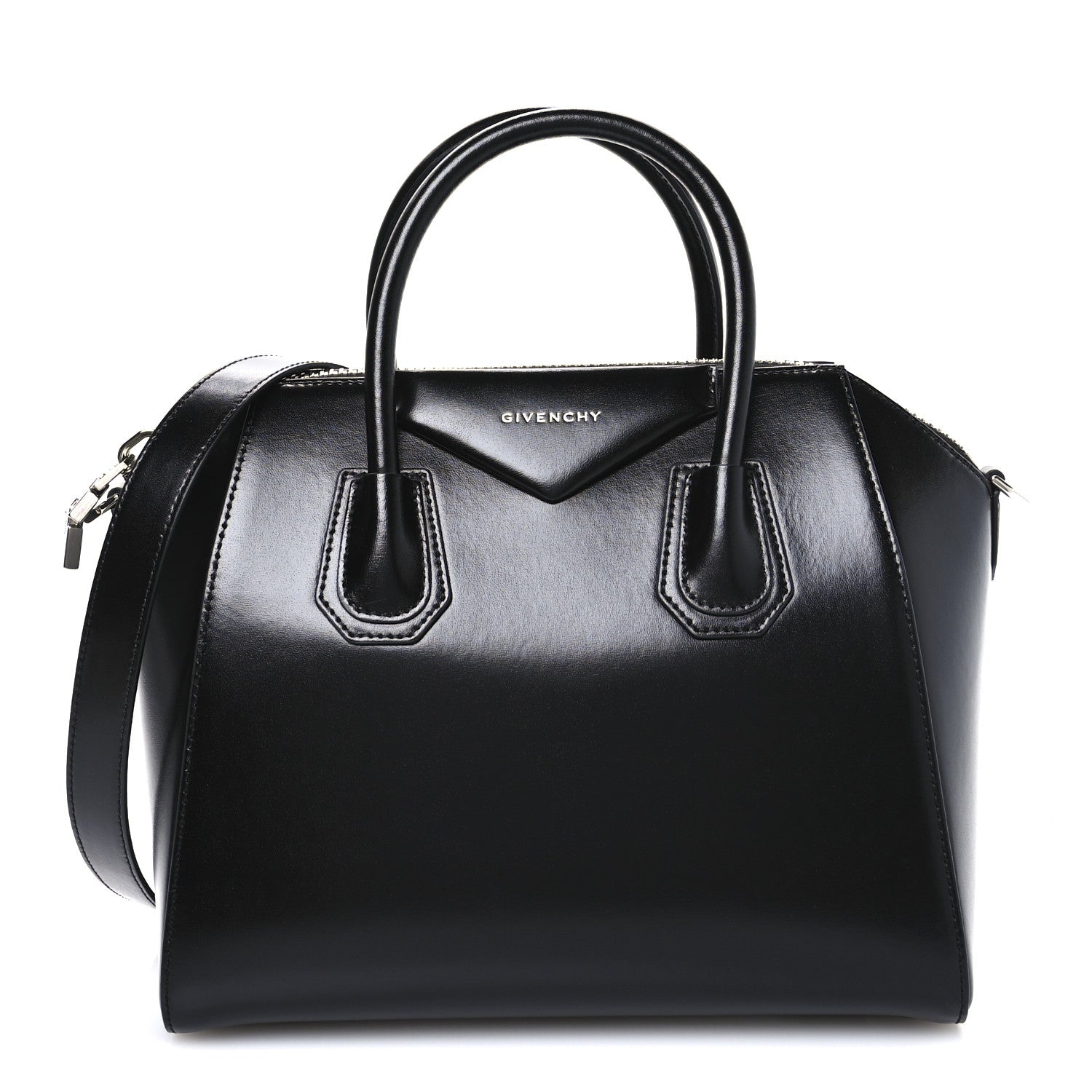 Givenchy Shiny Lord Calfskin Small Antigona Black 1 of 11