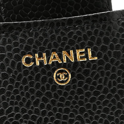 Chanel Caviar Quilted Compact Flap Wallet Black 6 of 9