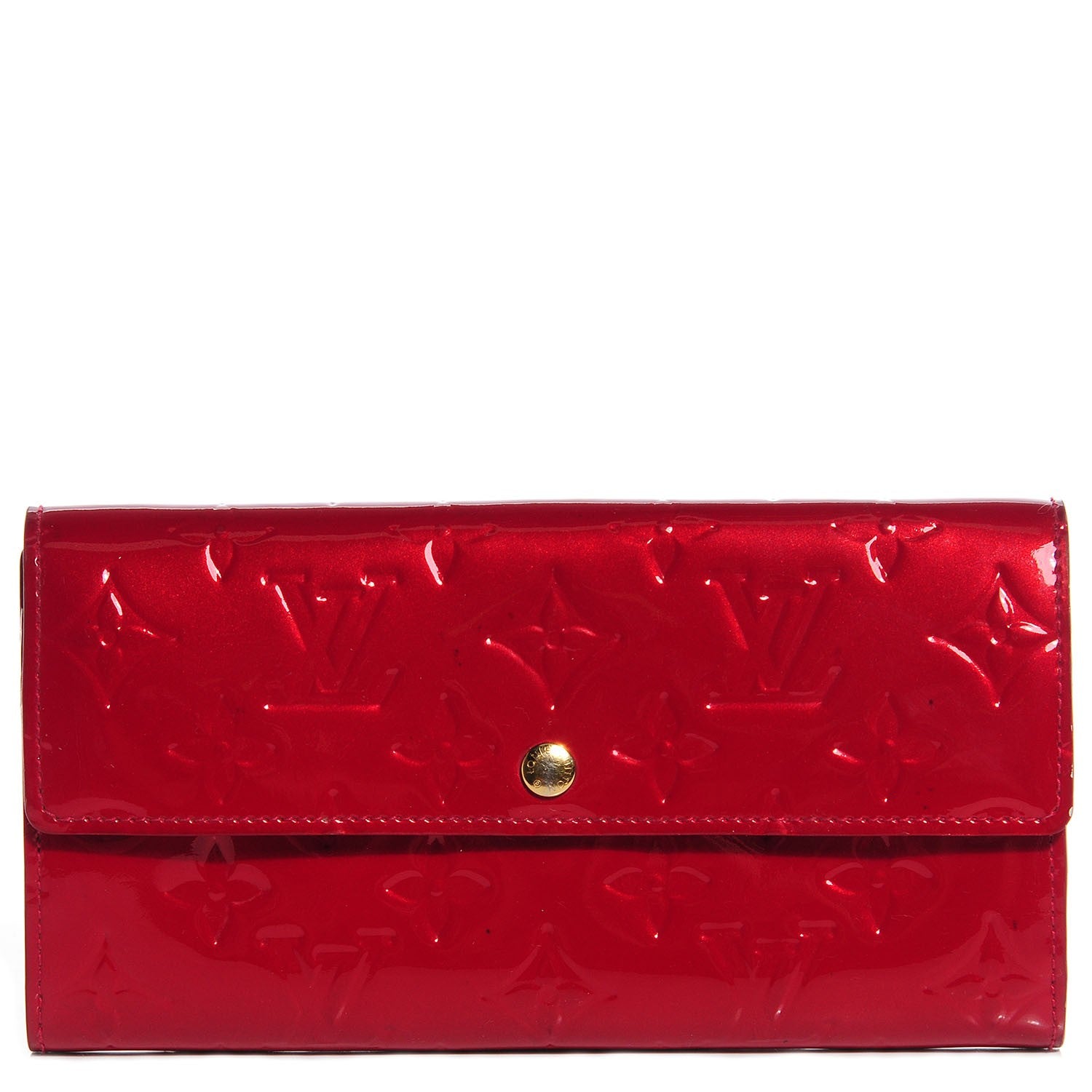 Louis Vuitton Vernis Sarah Wallet Pomme D'Amour 1 of 13